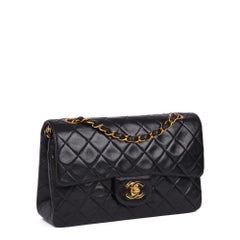 1996 Chanel Small Quilted Lambskin Vintage Classic Double Flap Bag