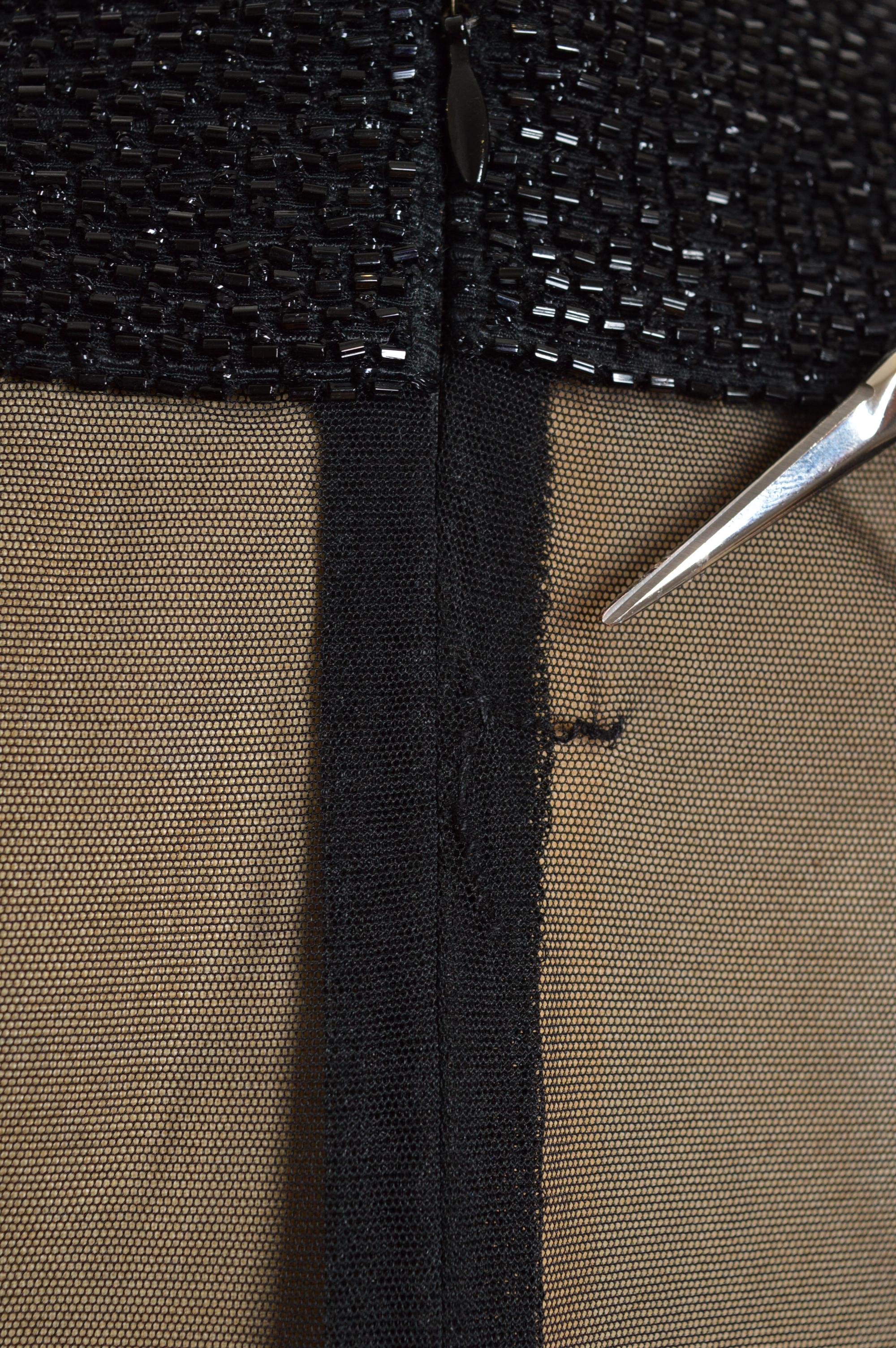 1996 Christian Dior by Gianfranco Ferré Perlenbesetztes Abendkleid Cocktailkleid im Angebot 9