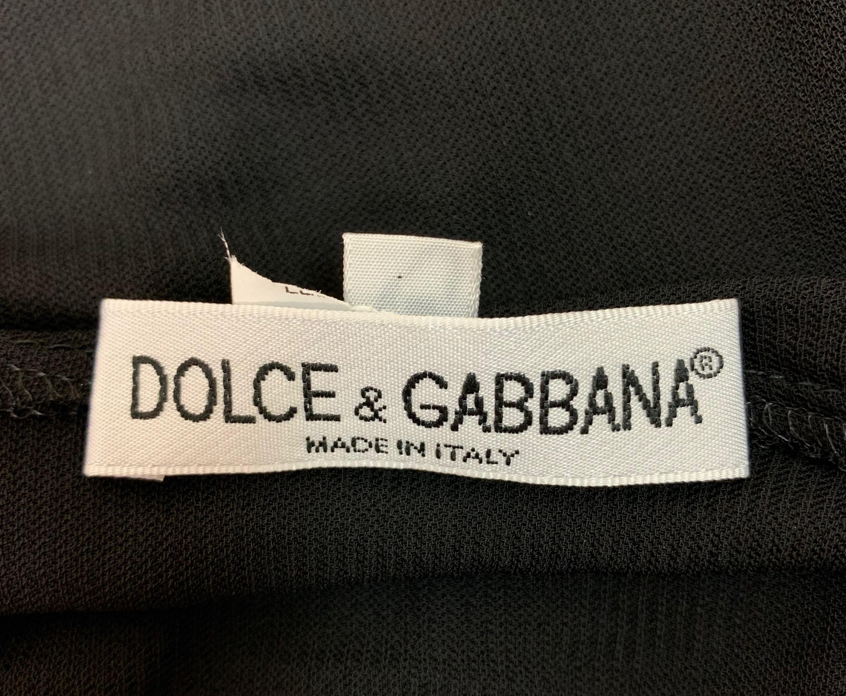 1996 Dolce & Gabbana Sheer Long Black Mesh 2-Dress Set 1