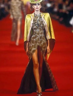 1996 GIVENCHY by GALLIANO Leopard gown