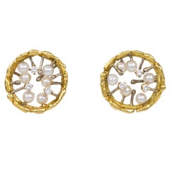 Pearl Stud Earrings