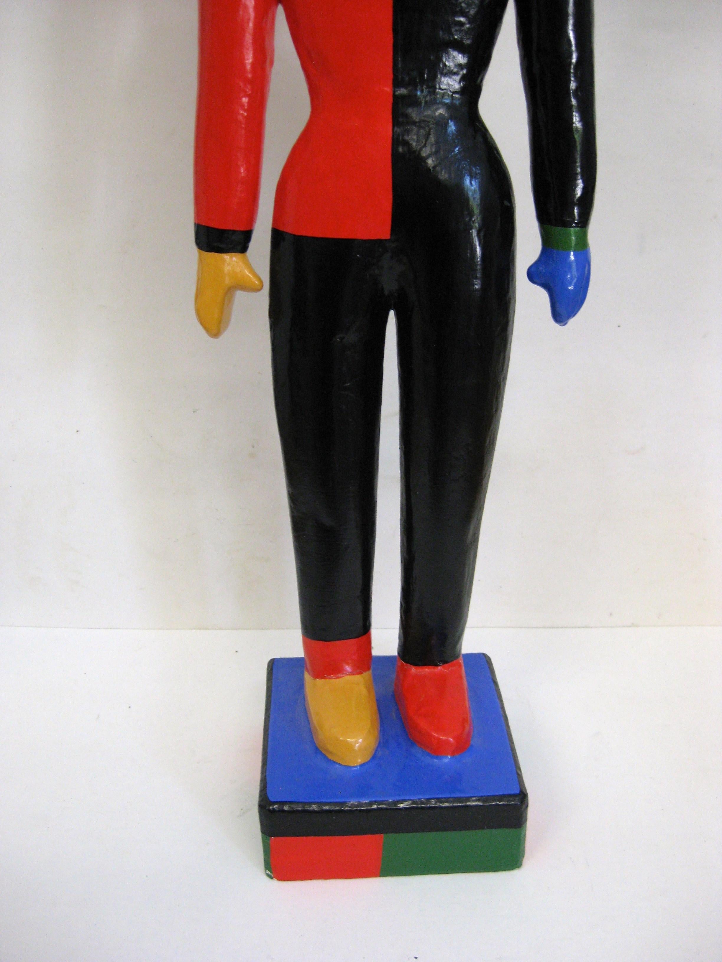 Américain 1996 Kazimir Malevich Guggenheim Museum Papier Mache Figural Sculpture SRFG en vente