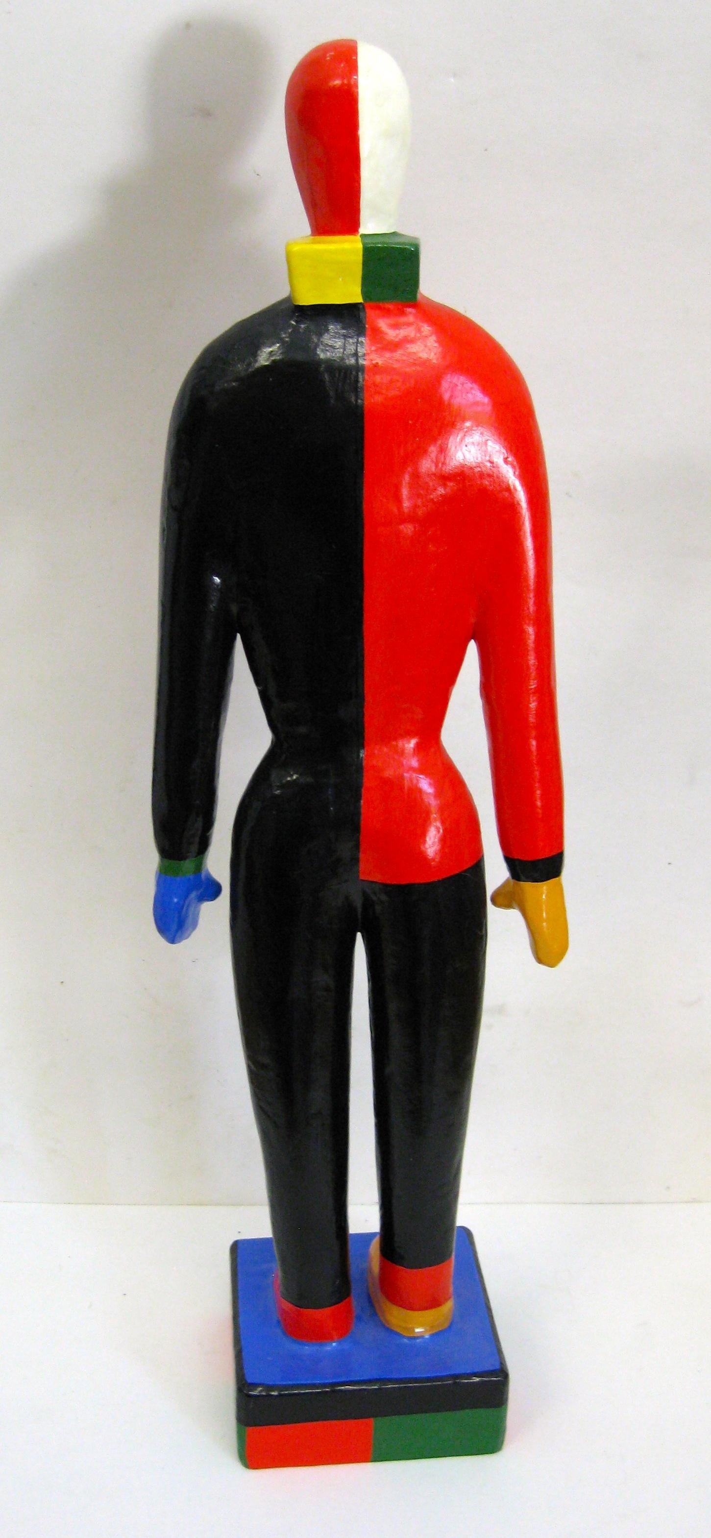 20th Century 1996 Kazimir Malevich Guggenheim Museum Papier Mache Figural Sculpture SRFG For Sale