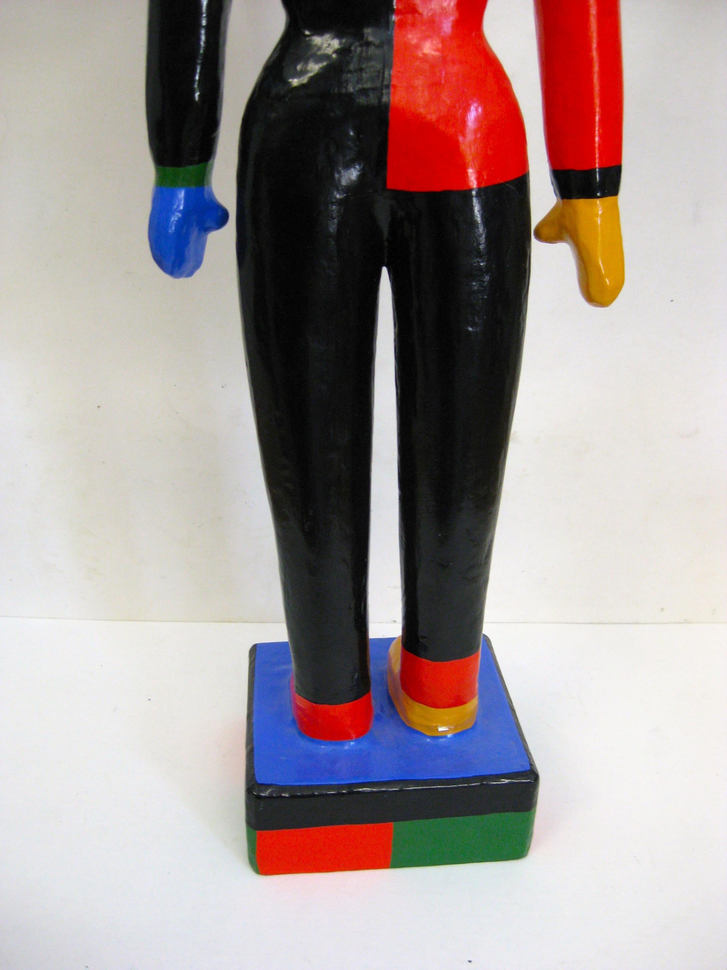 1996 Kazimir Malevich Guggenheim Museum Papier Mache Figural Sculpture SRFG For Sale 1