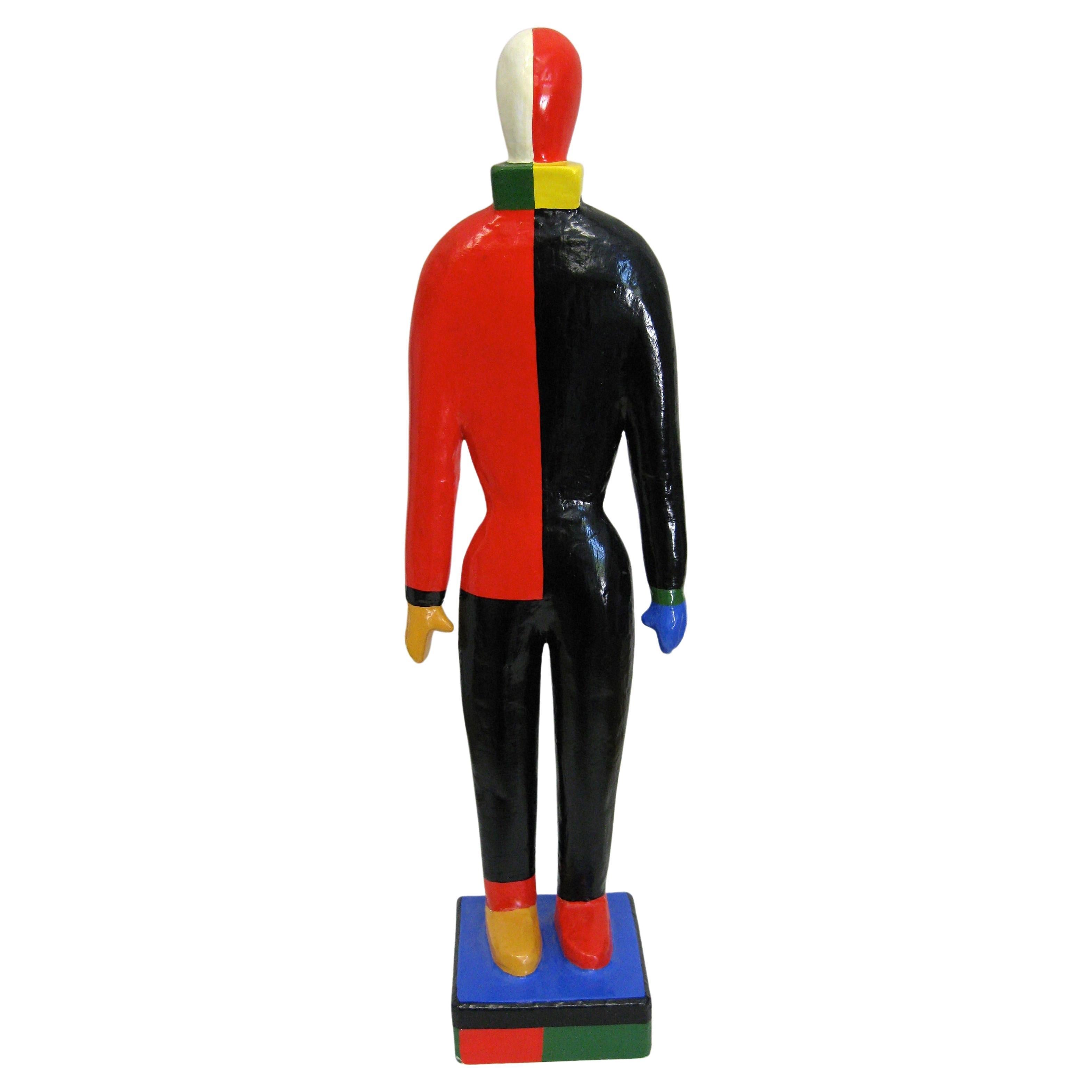1996 Kazimir Malevich Guggenheim Museum Papier Mache Figural Sculpture SRFG