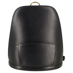 1996 Louis Vuitton Gobelins Backpack Leather Epi Black 