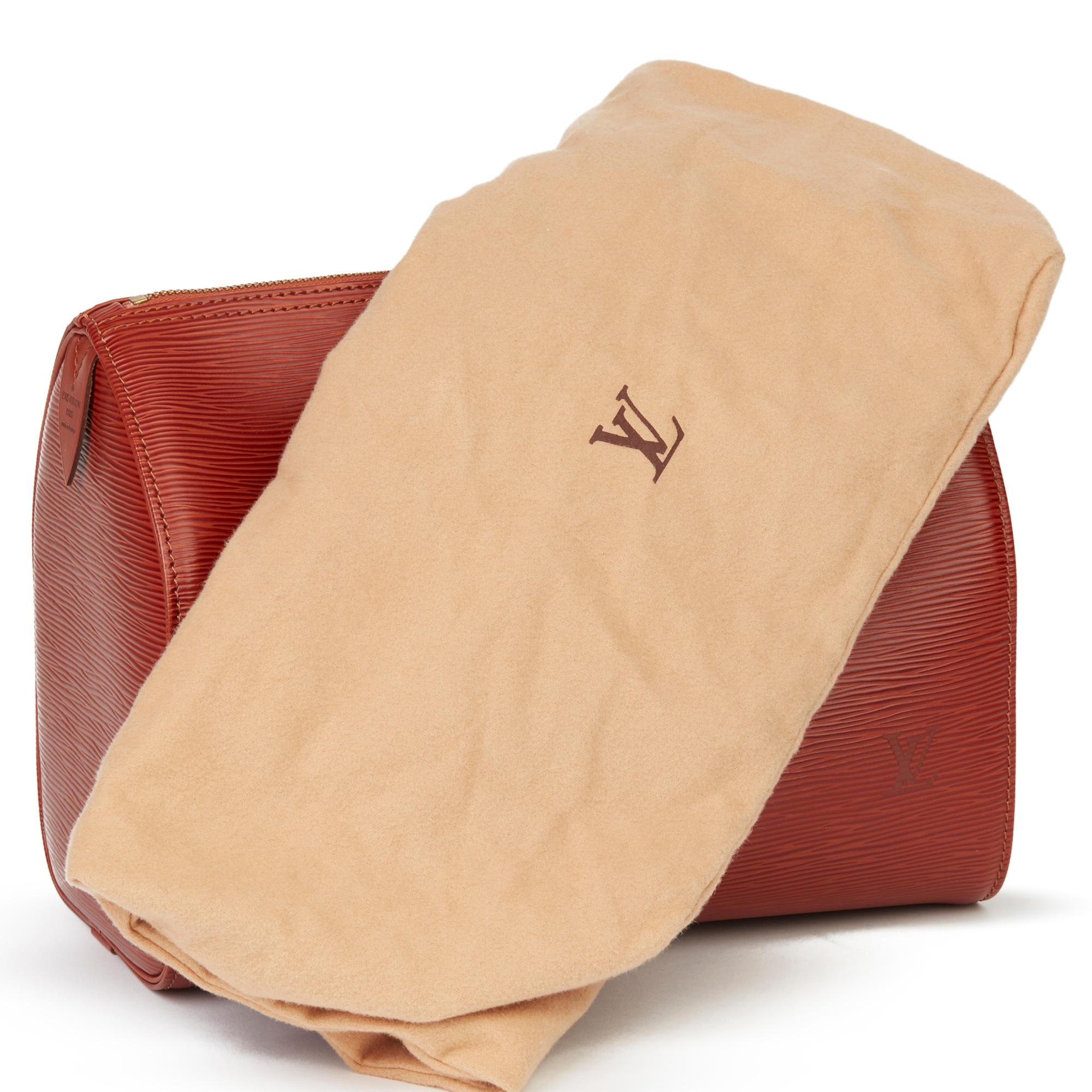 1996 Louis Vuitton Kenyan Fawn Epi Leather Vintage Speedy 25 6