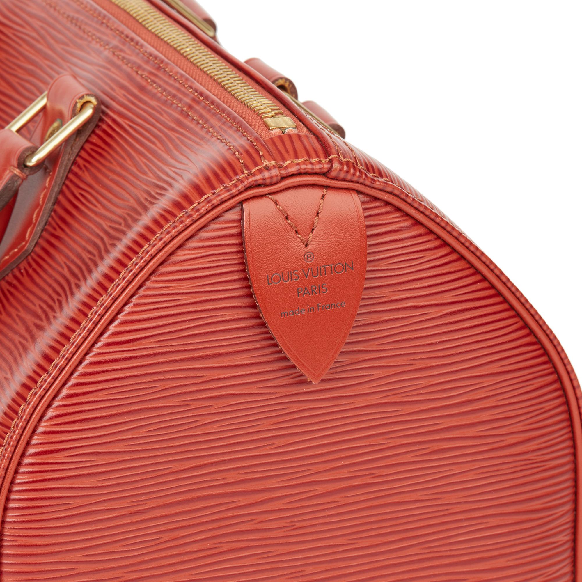 1996 Louis Vuitton Kenyan Fawn Epi Leather Vintage Speedy 25 3