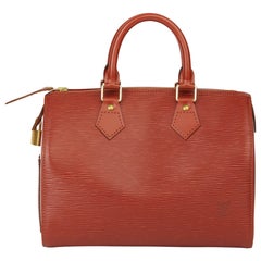 1996 Louis Vuitton Kenyan Fawn Epi Leather Vintage Speedy 25