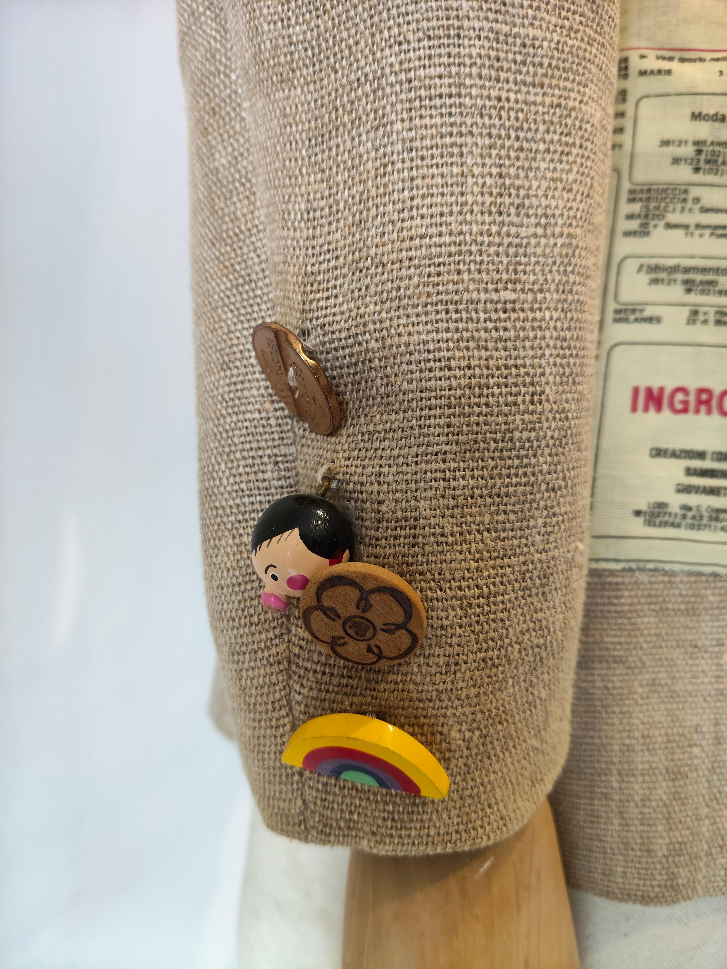 1996 Moschino Cheap and Chic Leinenblazer im Angebot 1