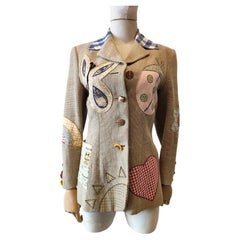 1996 Moschino Cheap and Chic Linen blazer 1996 Moschino Cheap and Chic Linen blazer