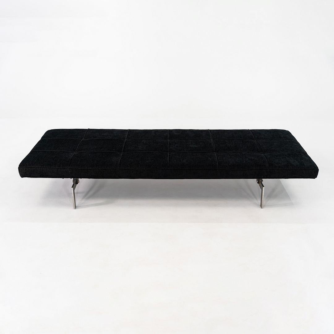 1996 Poul Kjaerholm pour Fritz Hansen PK80 Daybed en tissu noir 3x Disponible en vente