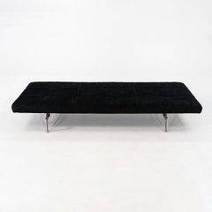 1996 Poul Kjaerholm pour Fritz Hansen PK80 Daybed en tissu noir 3x Disponible