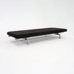1996 Poul Kjaerholm für Fritz Hansen PK80 Daybed in grau/schwarzem Stoff