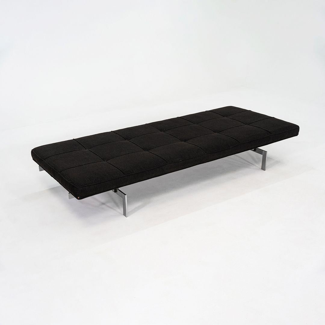 Moderne 1996 Poul Kjaerholm for Fritz Hansen PK80 Daybed en tissu gris/noir en vente