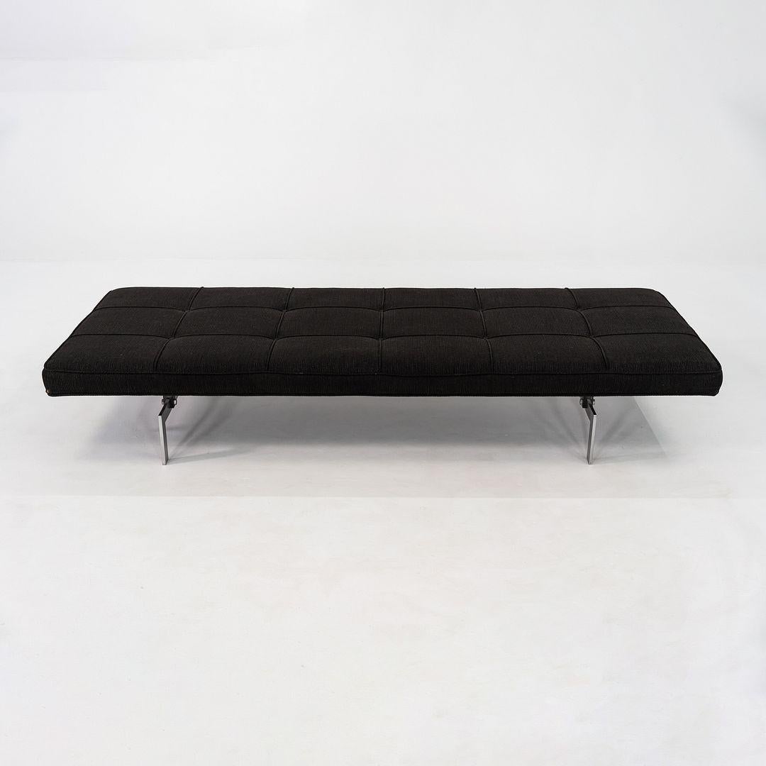 Danois 1996 Poul Kjaerholm for Fritz Hansen PK80 Daybed en tissu gris/noir en vente