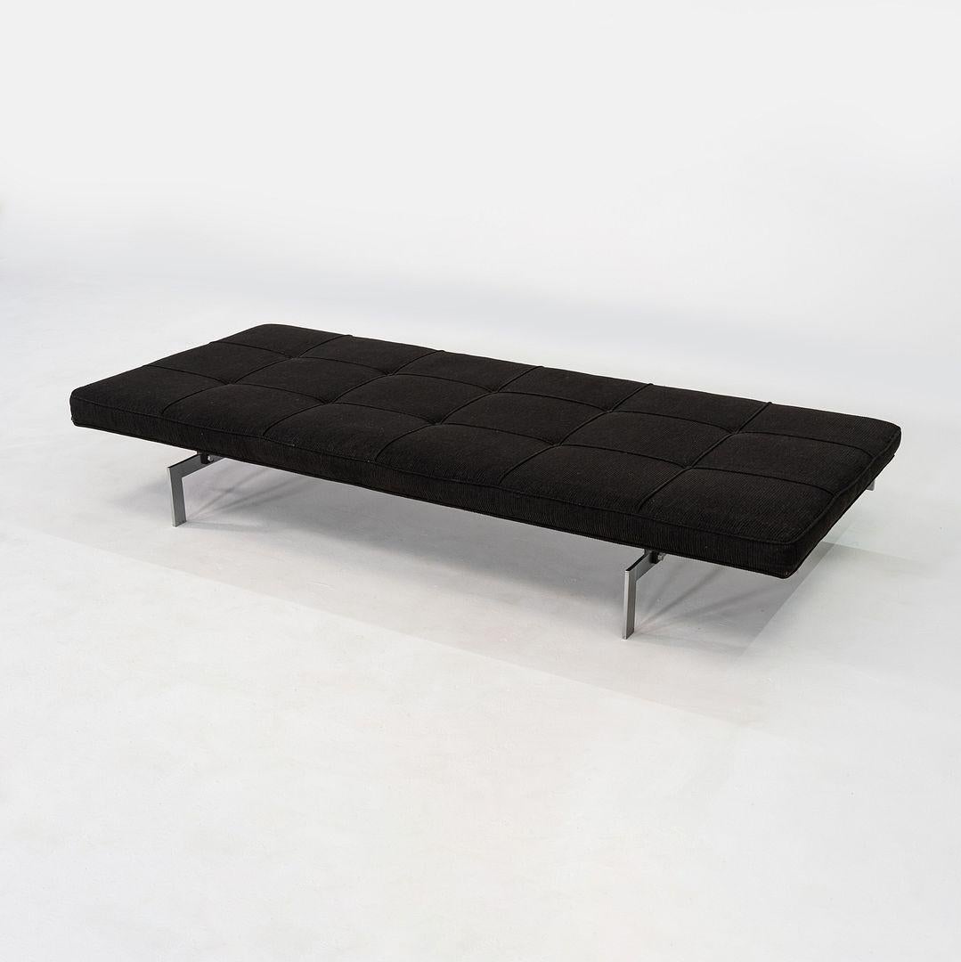 1996 Poul Kjaerholm for Fritz Hansen PK80 Daybed en tissu gris/noir Bon état - En vente à Philadelphia, PA