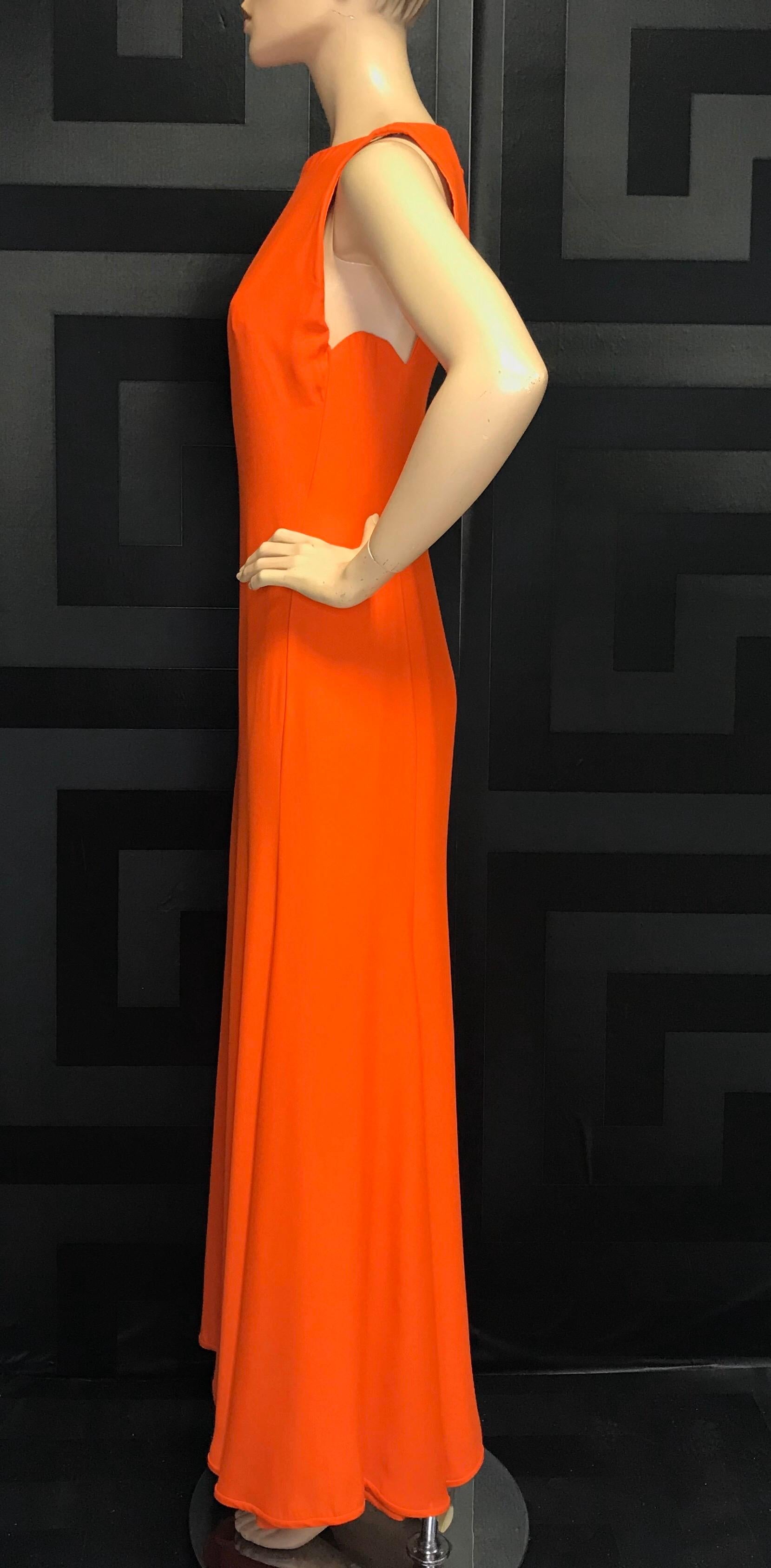 1996 RARE VINTAGE GIANNI VERSACE LONG DRESS as seen on PRINCESS DIANA 2
