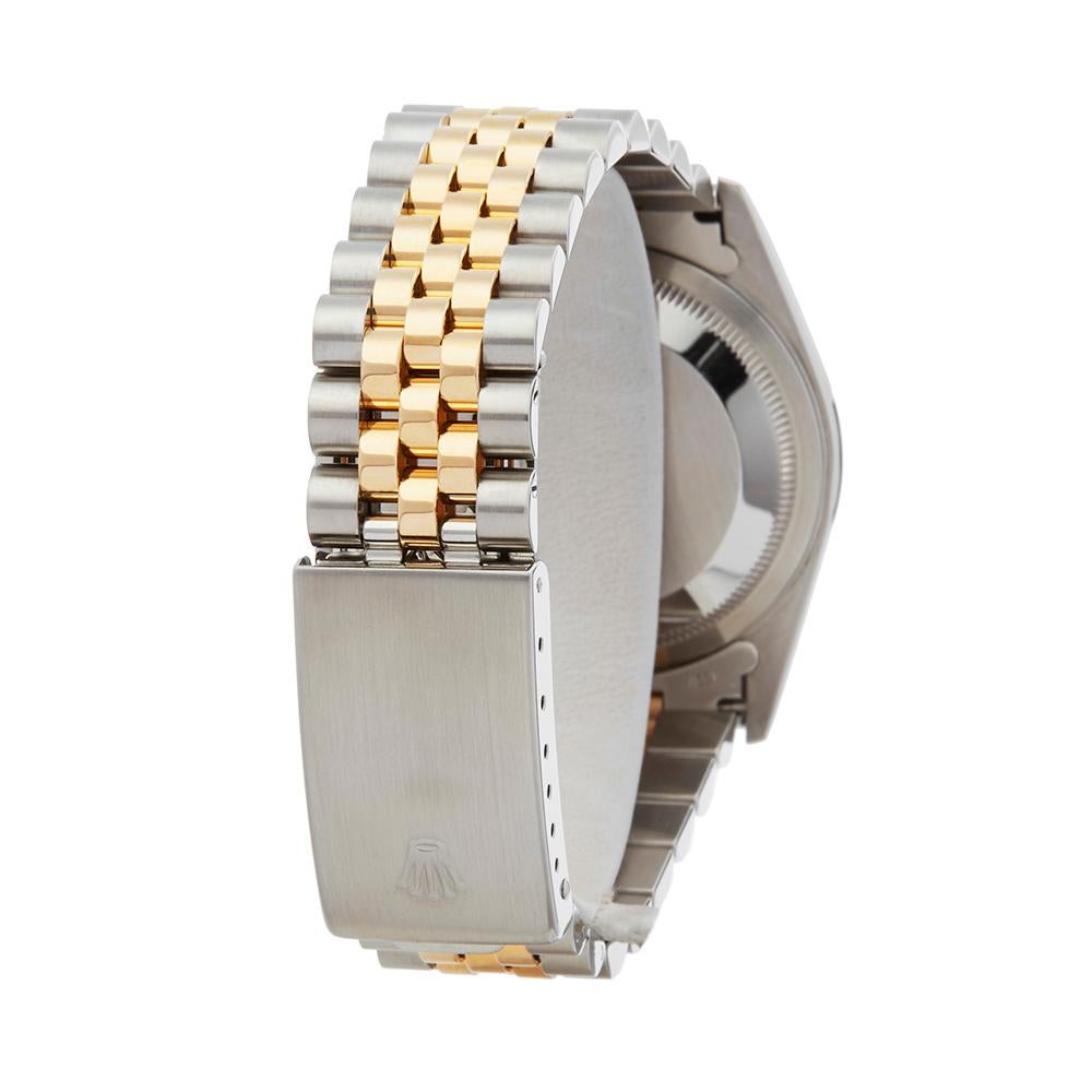 1996 Rolex Datejust Steel and Yellow Gold 16233 Wristwatch In Excellent Condition In Bishops Stortford, Hertfordshire