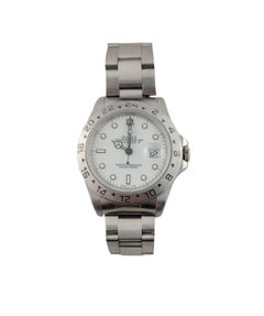 1996 Rolex Explorer II Men's Watch White Dial Automatic 16570