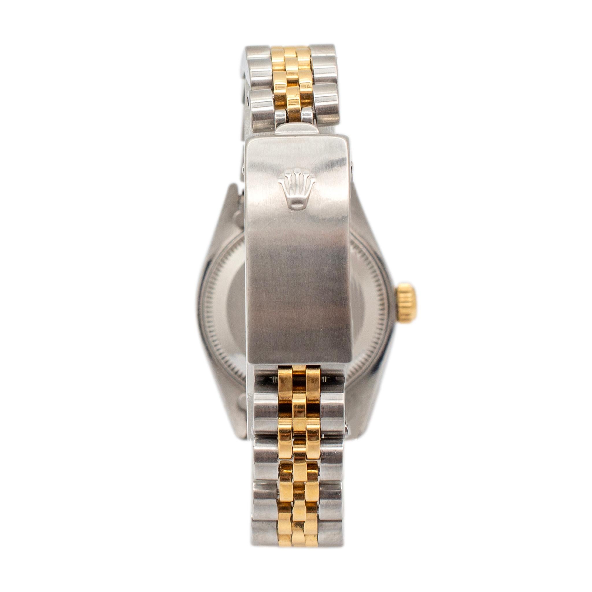 1996 Rolex Lady Datejust 26MM 69173 Jubiläum Gelbgold Edelstahl-Uhr Damen
