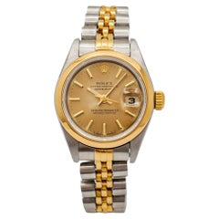 Vintage 1996 Rolex Lady Datejust 26MM 69173 Jubilee Yellow Gold Stainless Steel Watch