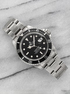 1996 Rolex Submariner Date 16610 Stainless Steel Tritium Dial Automatic 40mm