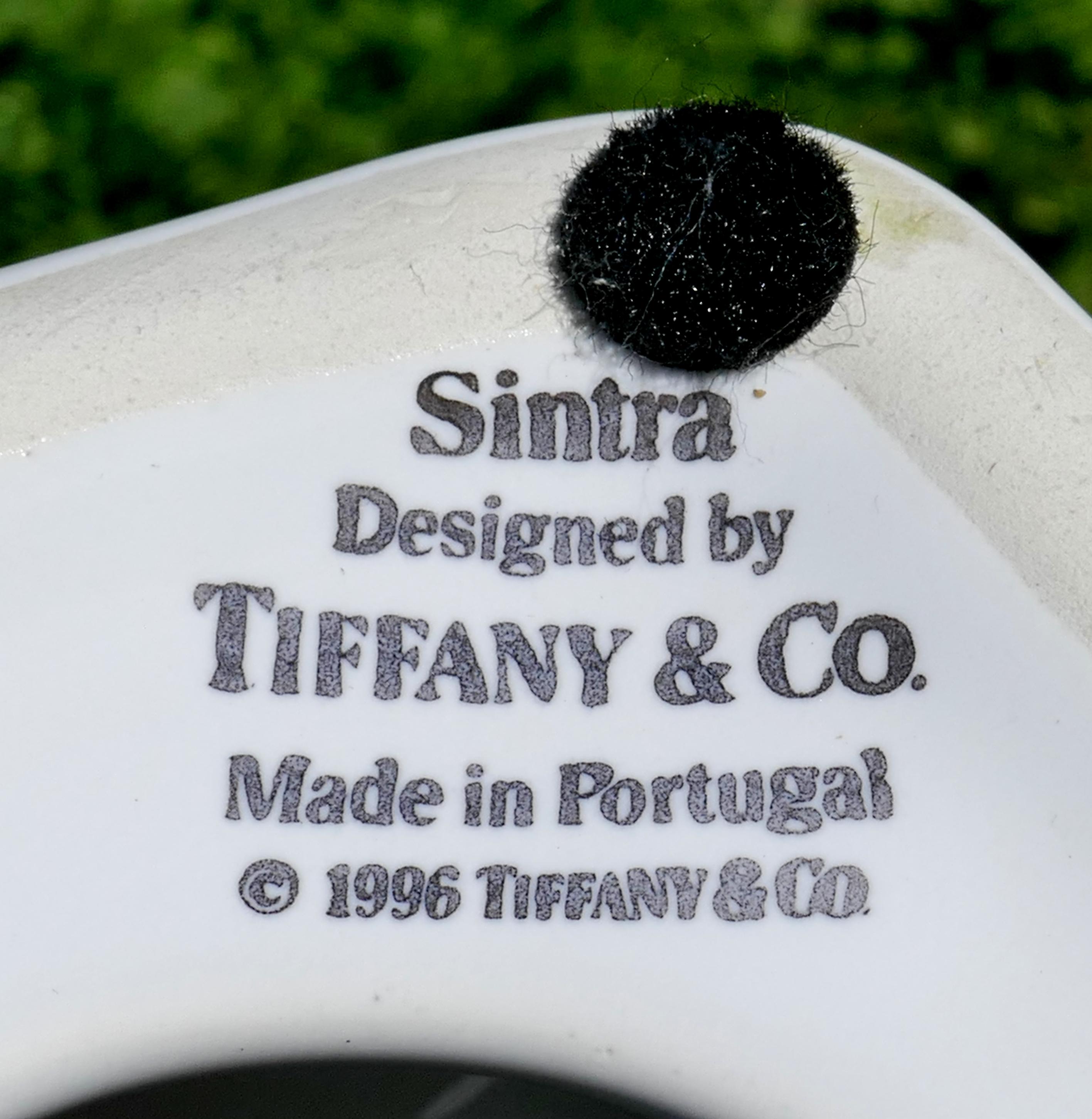 1996 Sintra entworfen von Tiffany & Co Porzellan Frühlingsblumen Kaninchenfigur, Kaninchenfigur im Angebot 3