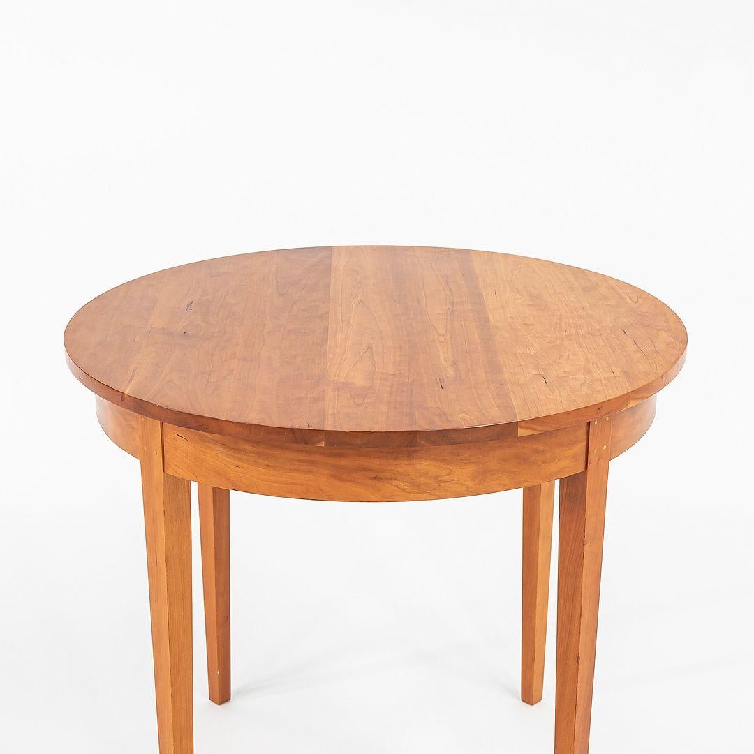Modern 1996 Thomas Moser Cabinetmakers Solid Cherry Dining / Cafe Table 30 inch