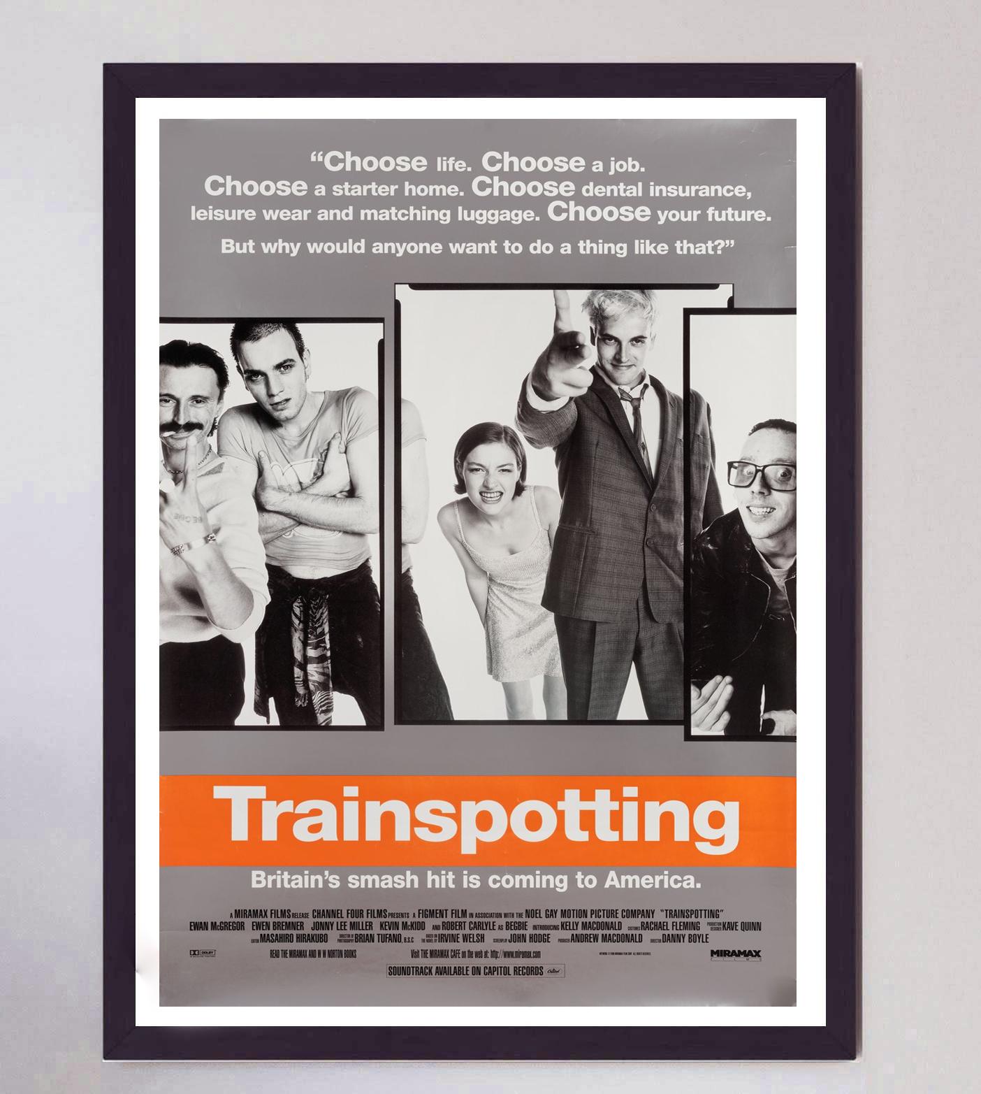 1996 Trainspotting Original Vintage Poster In Good Condition For Sale In Winchester, GB