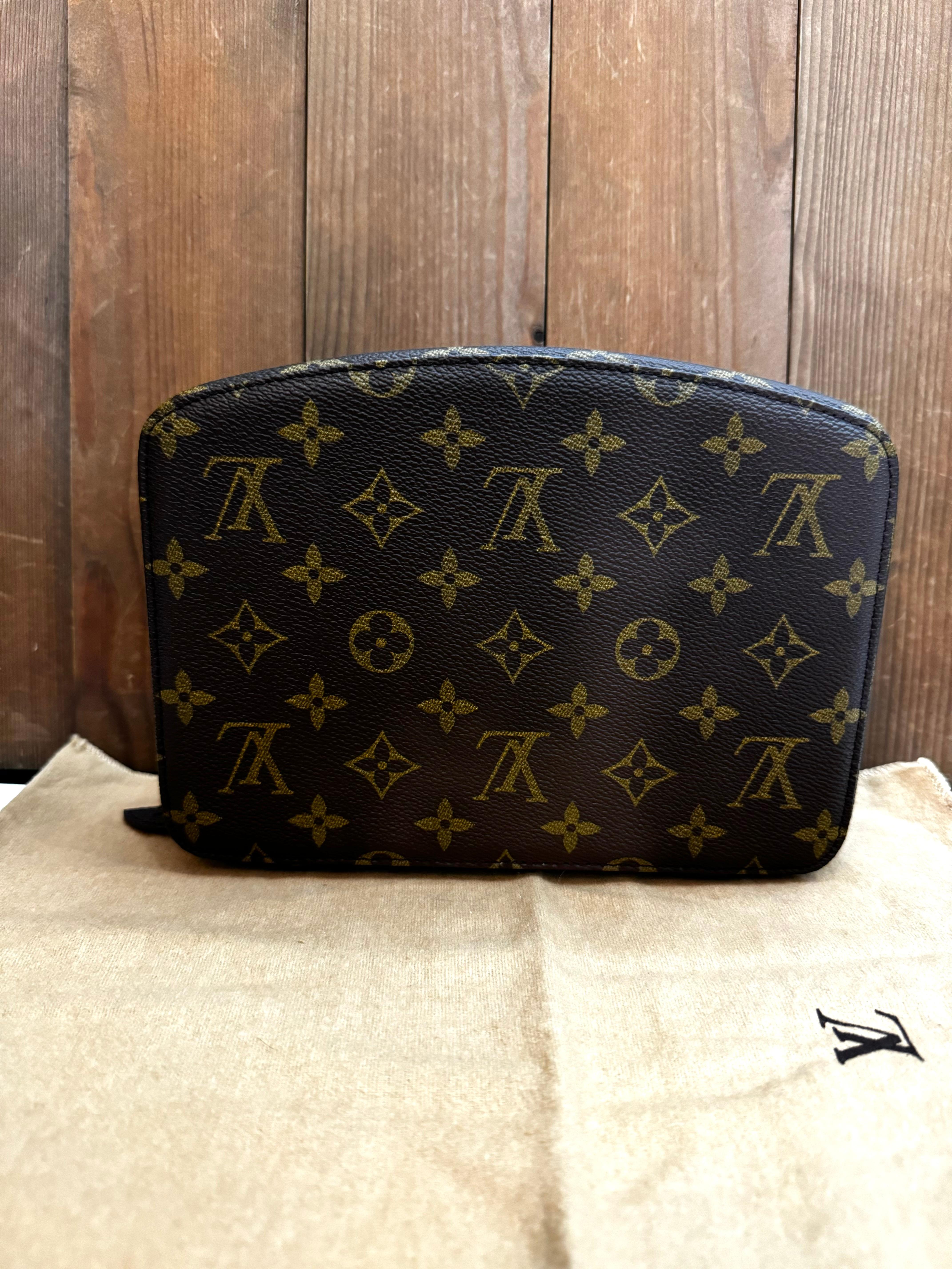 1990s Vintage LOUIS VUITTON Monogram Canvas Jewelry Case 5