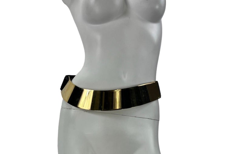 1996 Vintage Tom Ford for Gucci Black Leather Belt with Gold Metal
Detail Vintage F/W 1996 Gucci by Tom Ford Iconic Horsebit Pony Fur  main image 4