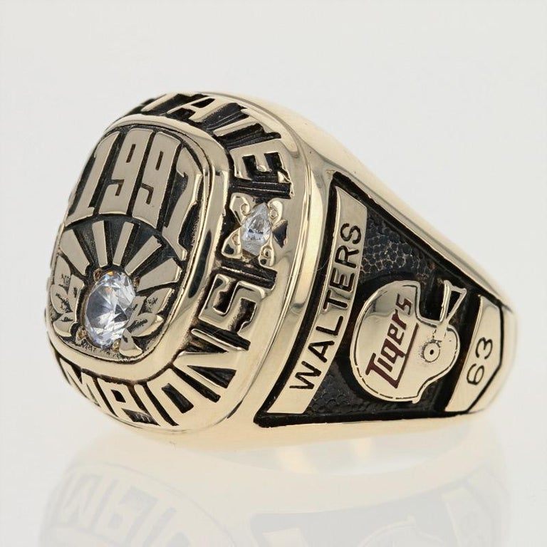 1997 Alabama HS Football State Championship Ring, 10k Gold Luverne