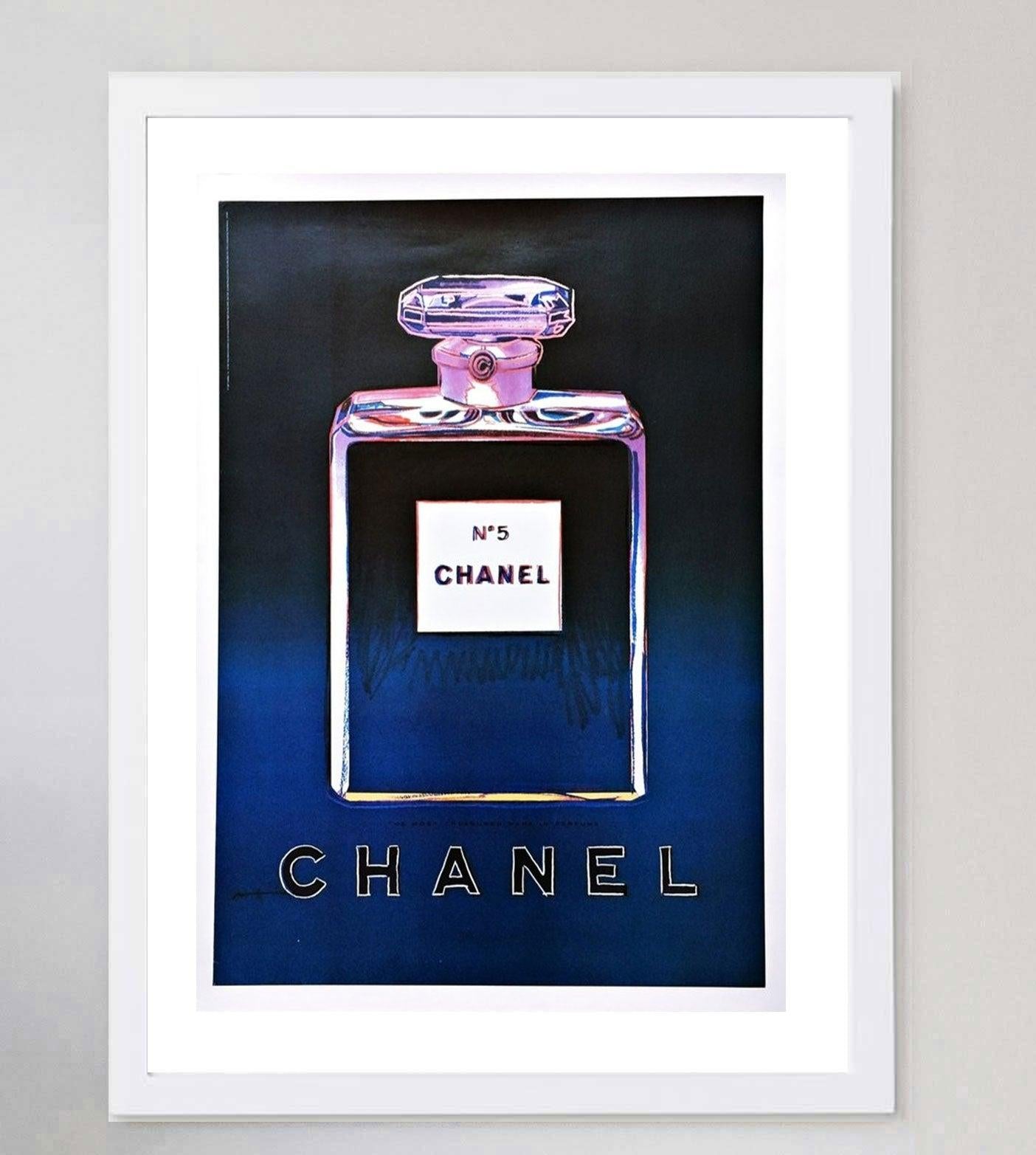 1997 Andy Warhol - Chanel Black Original Vintage Poster In Good Condition For Sale In Winchester, GB