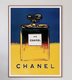 1997 Andy Warhol - Chanel Blaues Original-Vintage-Poster