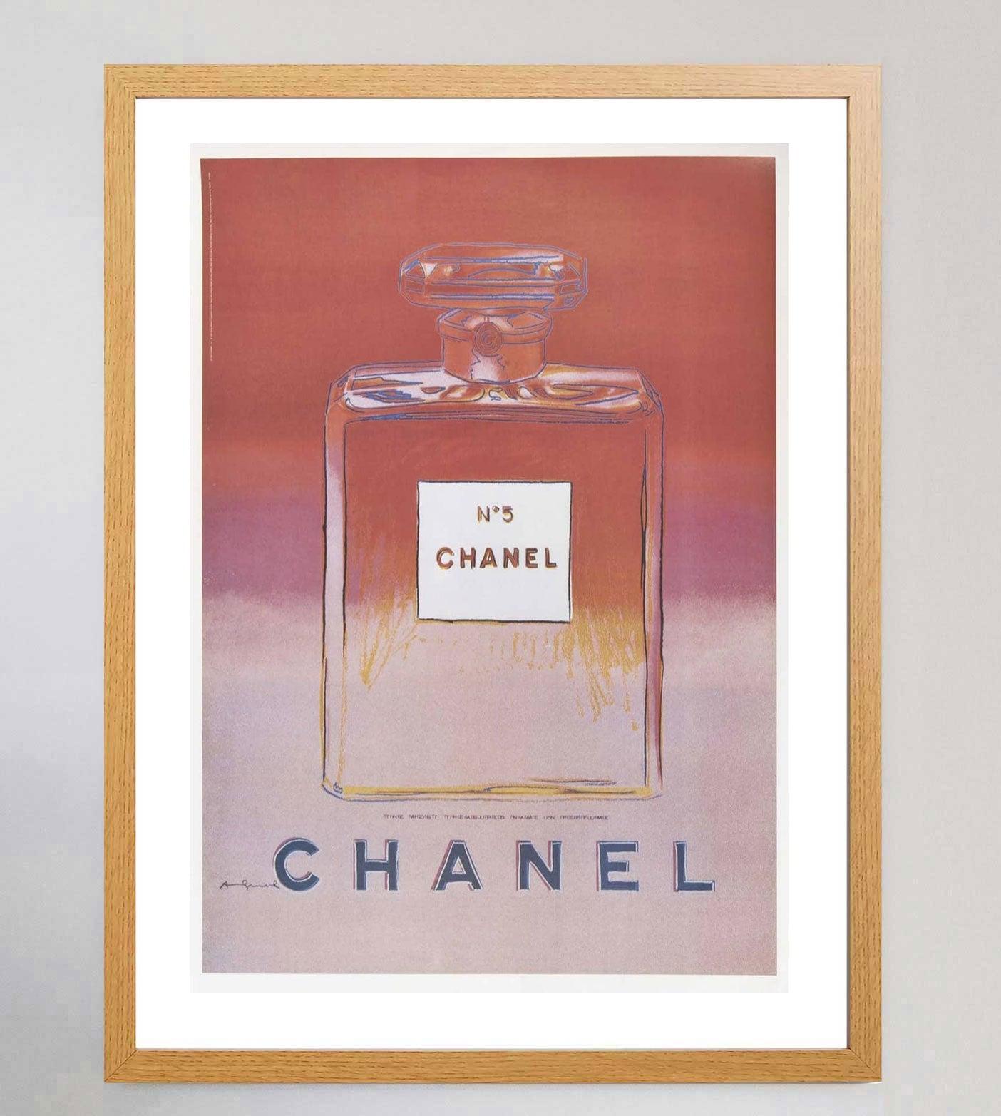 American 1997 Andy Warhol - Chanel Pink Original Vintage Poster For Sale