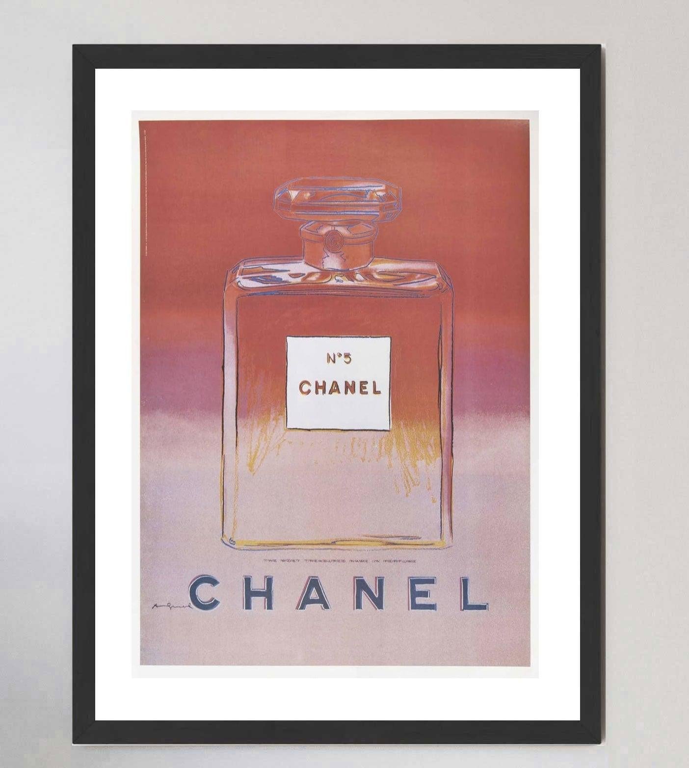 Late 20th Century 1997 Andy Warhol - Chanel Pink Original Vintage Poster