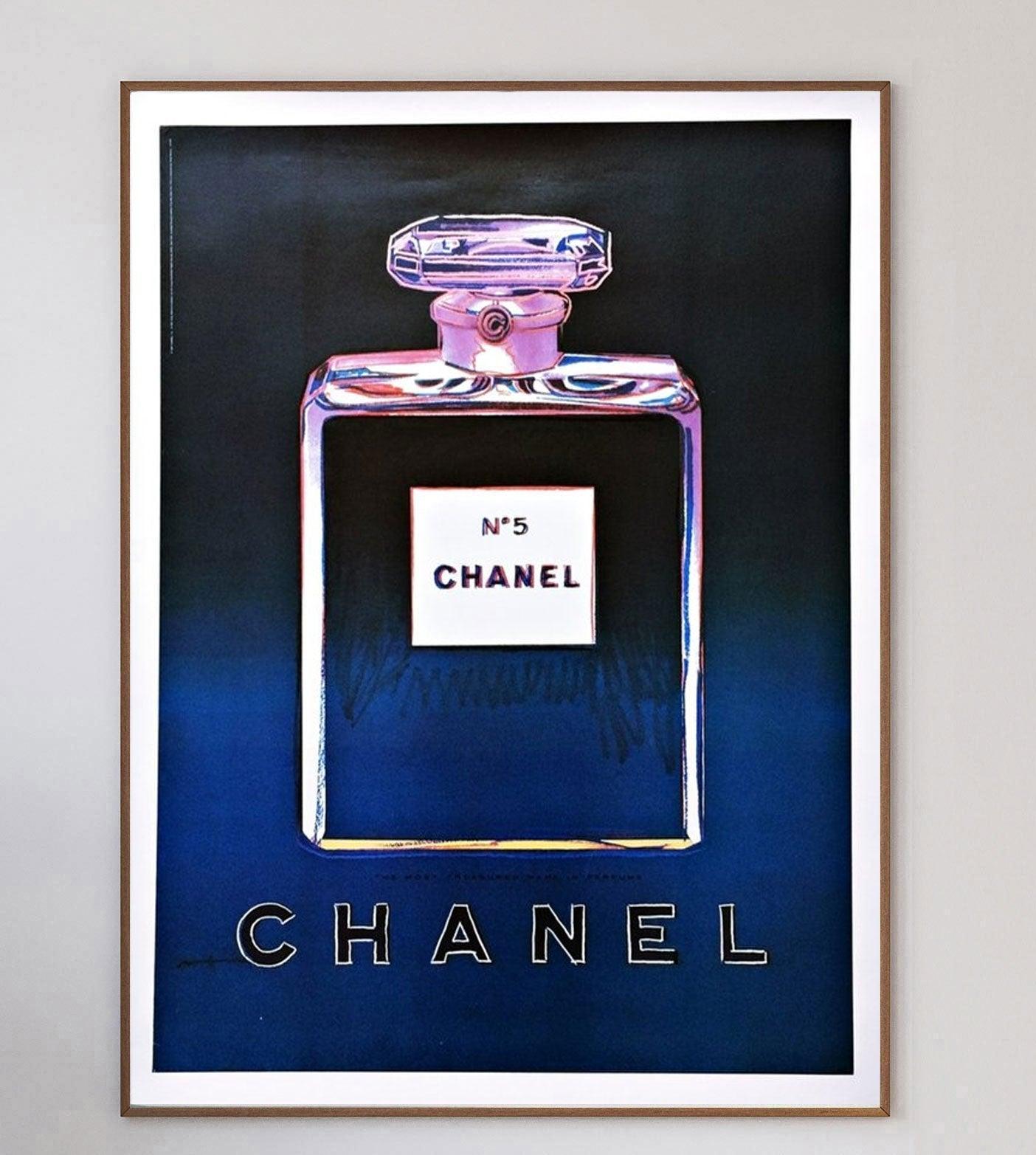 French 1997 Andy Warhol, Chanel Set of 4 Original Vintage Posters