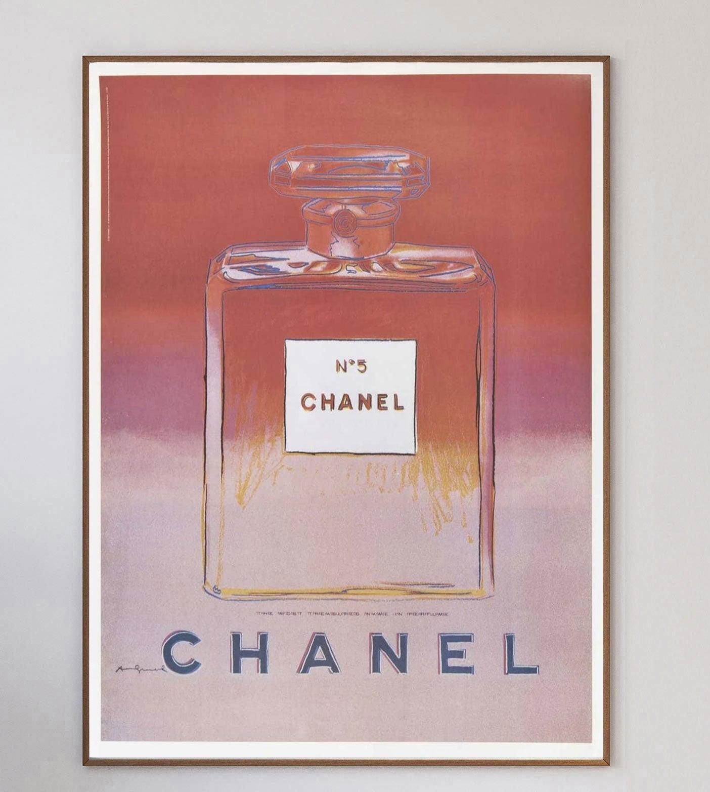 1997 Andy Warhol, Chanel Set of 4 Original Vintage Posters In Good Condition In Winchester, GB