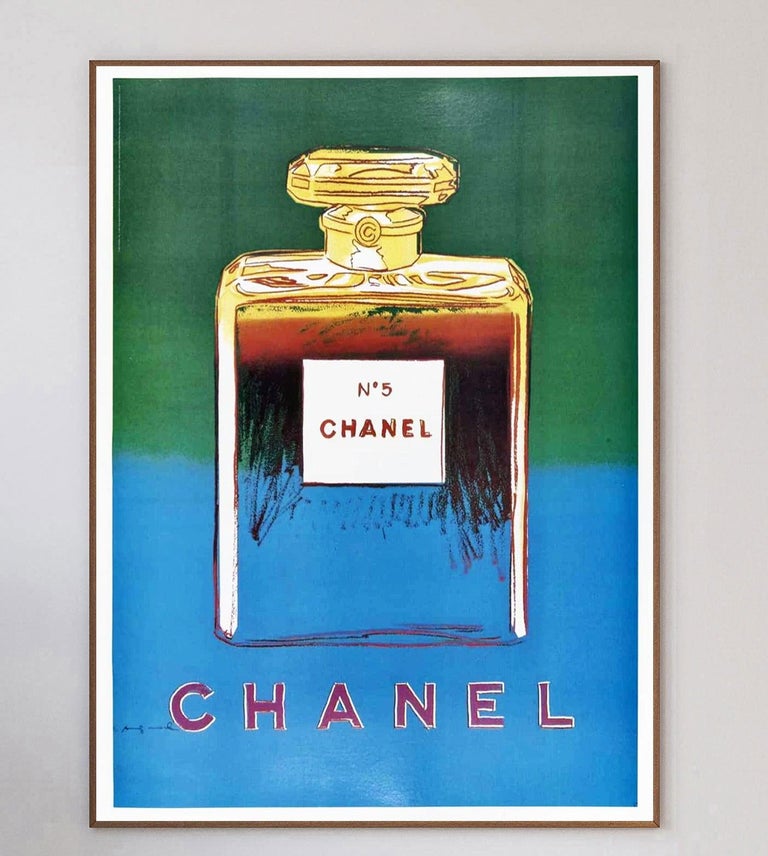 Andy Warhol Vintage 1997 Fine Art Silkscreen Print Large Pop Art Poster  Chanel  No. 5  1985