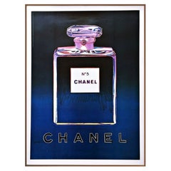 1997 Andy Warhol, Chanel Set of 4 Original Vintage Posters