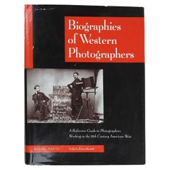 Vintage 1997 Biographies of Western Photographers 1840-1900 Book