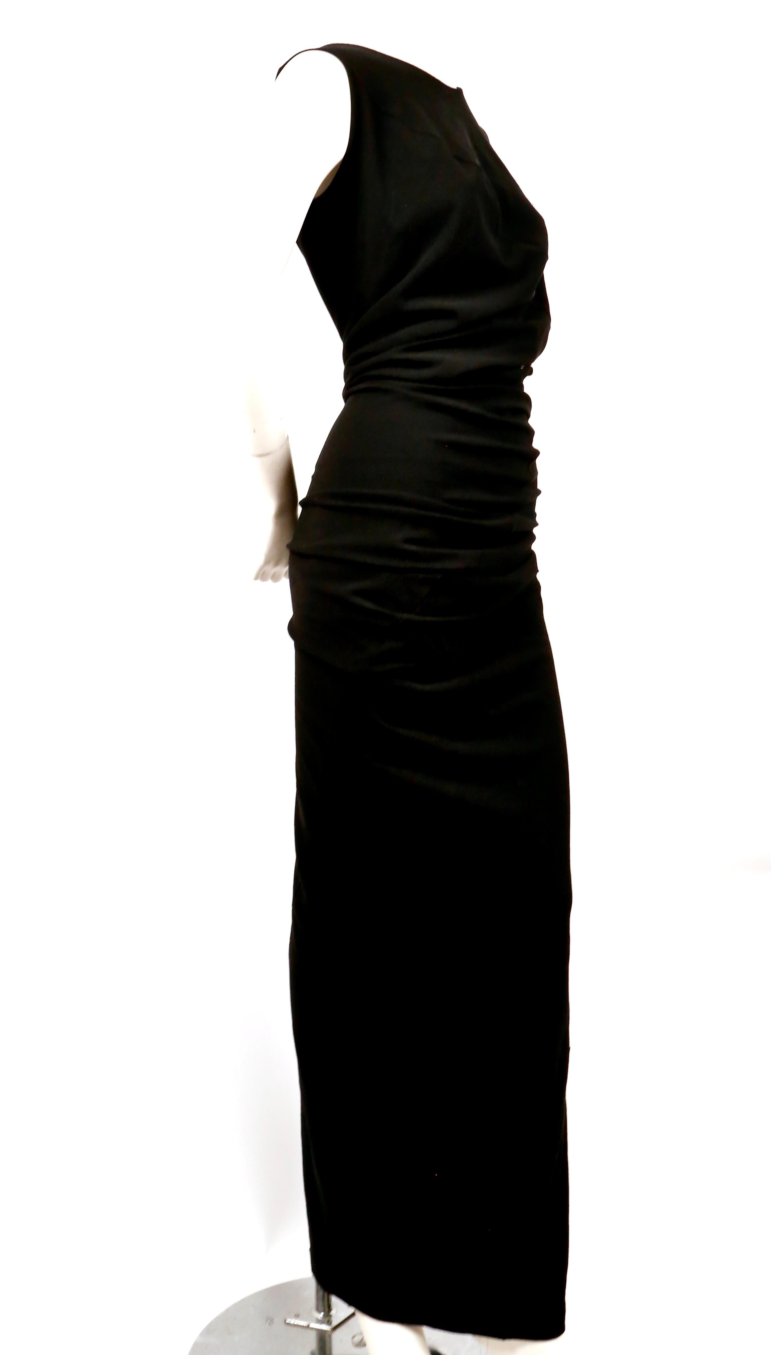 1997 COMME DES GARCONS black 'lumps and bumps' runway dress 2
