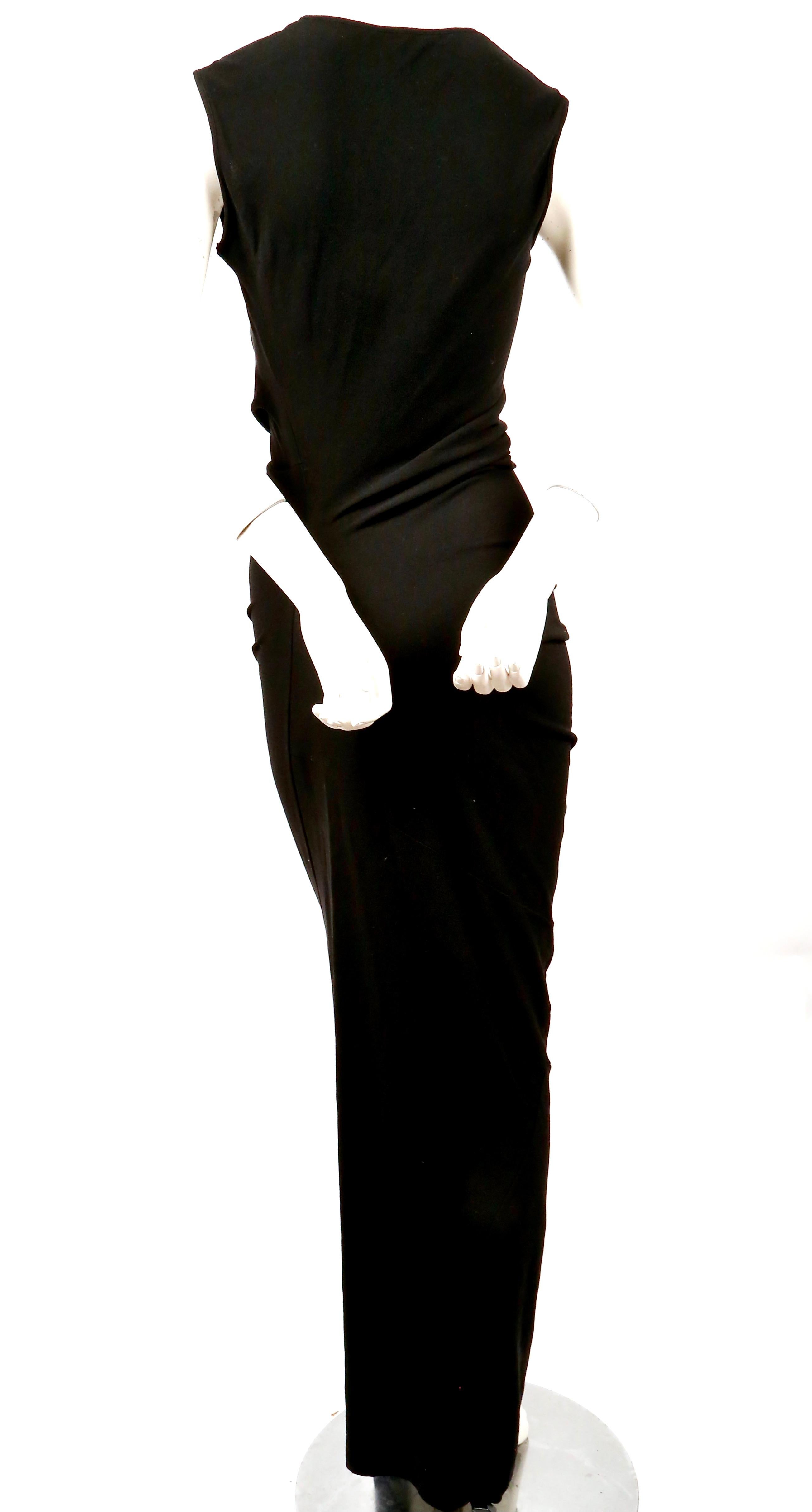 1997 COMME DES GARCONS black 'lumps and bumps' runway dress 3