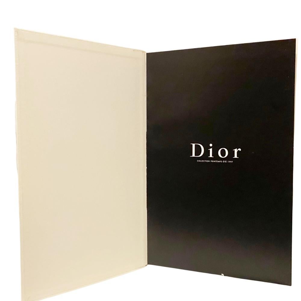 1997 Dior Hardcover Lookbook For Sale 5