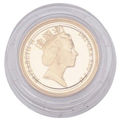 1997 Gold Proof Sovereign – Original Royal Mint Presentation Box & Certificate