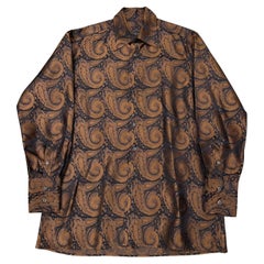 1997 Gucci by Tom Ford runway paisley shirt