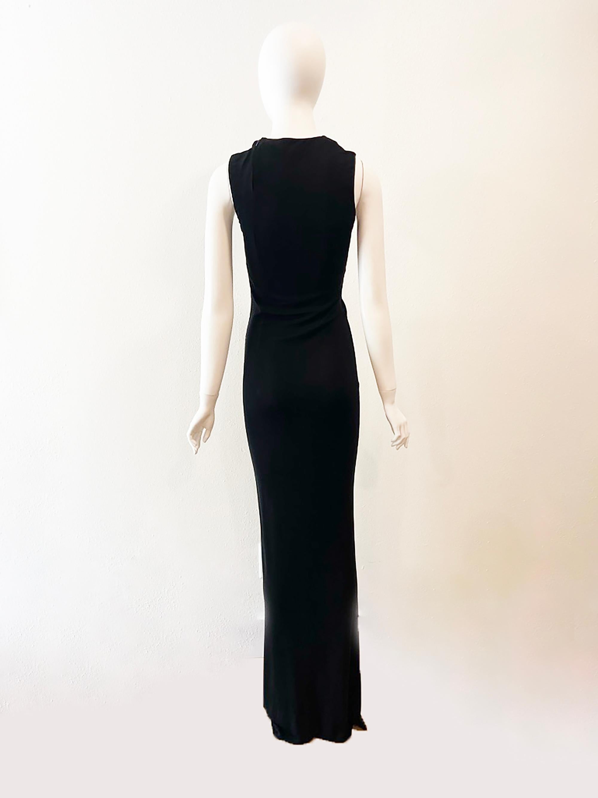 1997 Gucci by Tom Ford Semi-Sheer Extra Long Gown For Sale at 1stDibs ...