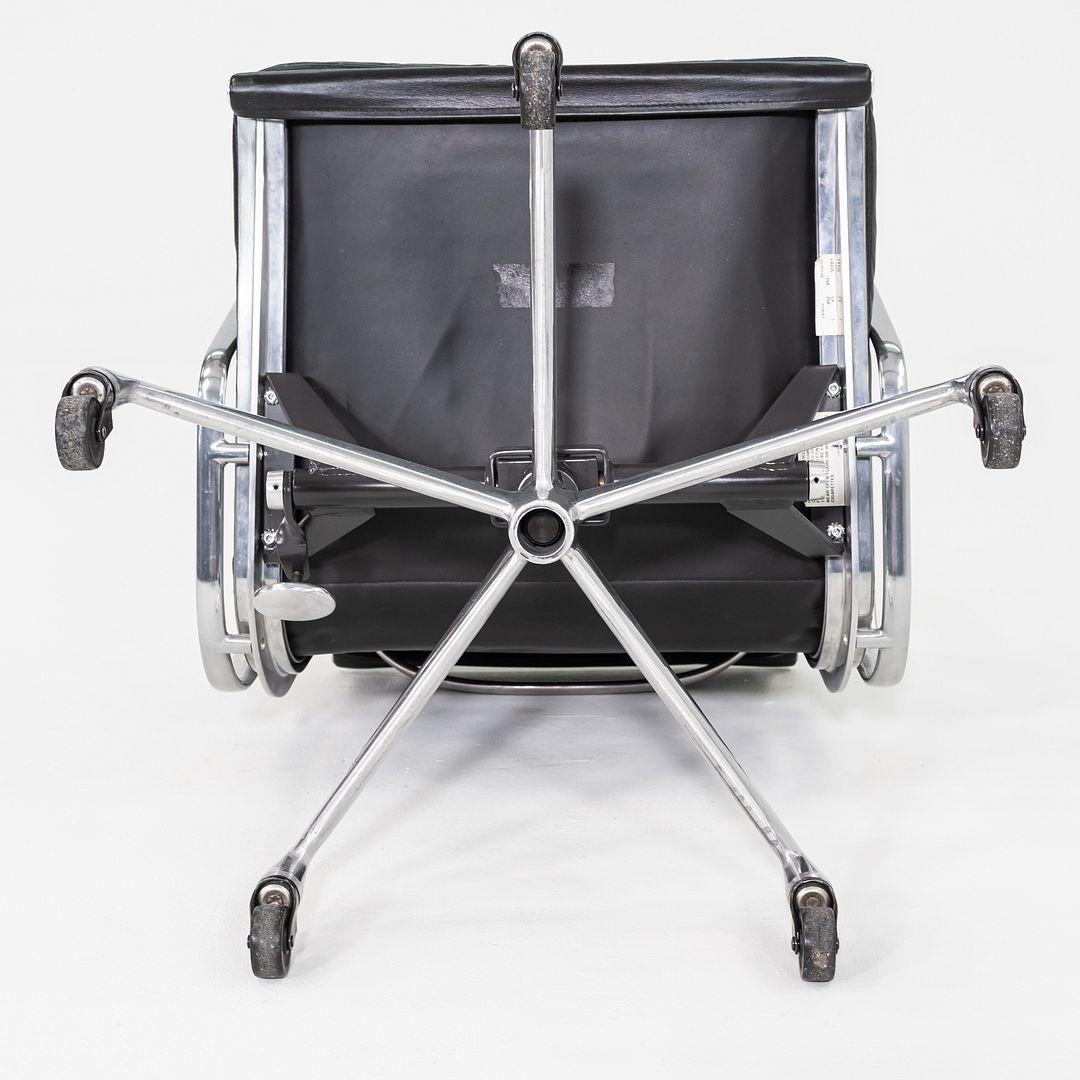 1997 Herman Miller Eames Management Soft Pad Desk Chair in schwarzem Leder im Angebot 4
