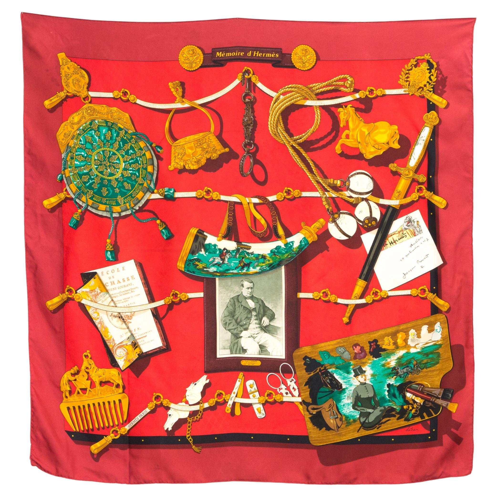 1997, Hermes Red Memoire D'Hermes by Cathy Latham Seidenschal